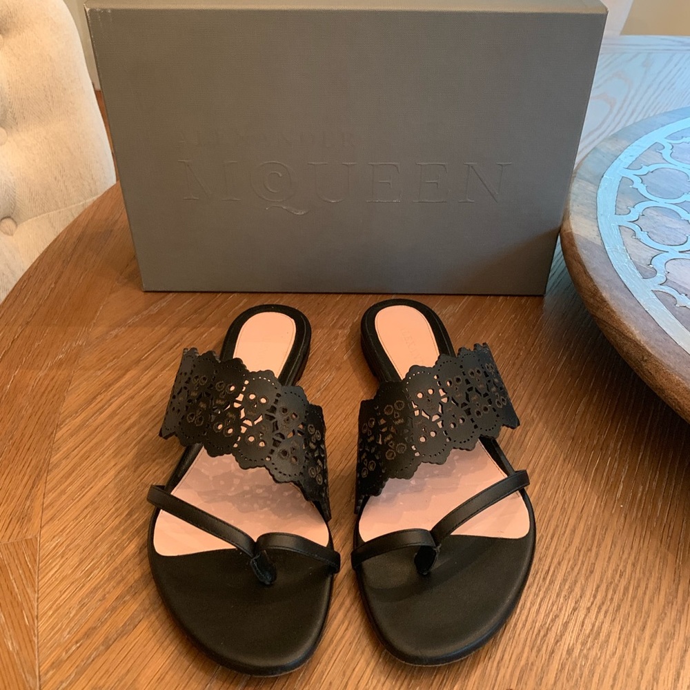 Alexander McQueen Skull Sandals 37.5